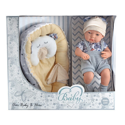 Muñecas Baby So Lovely Bebe Recién Nacido Con Moisés
