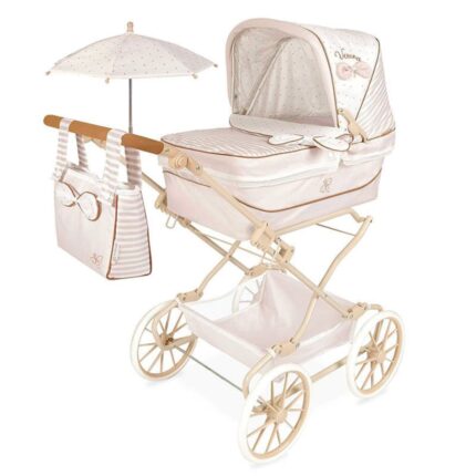 Coche de muñecas reborn verona plegable con sombrilla